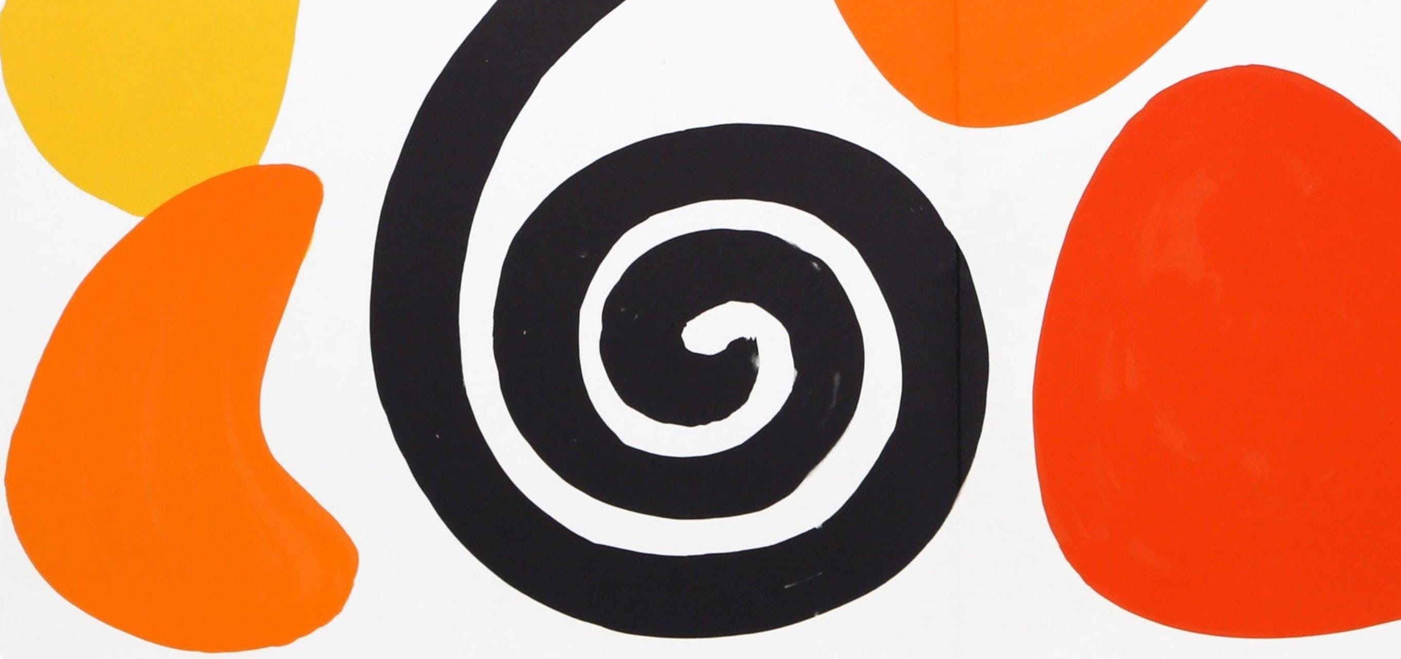 Alexander Calder, Composition, Derrière le miroir, Limited Edition Lithograph