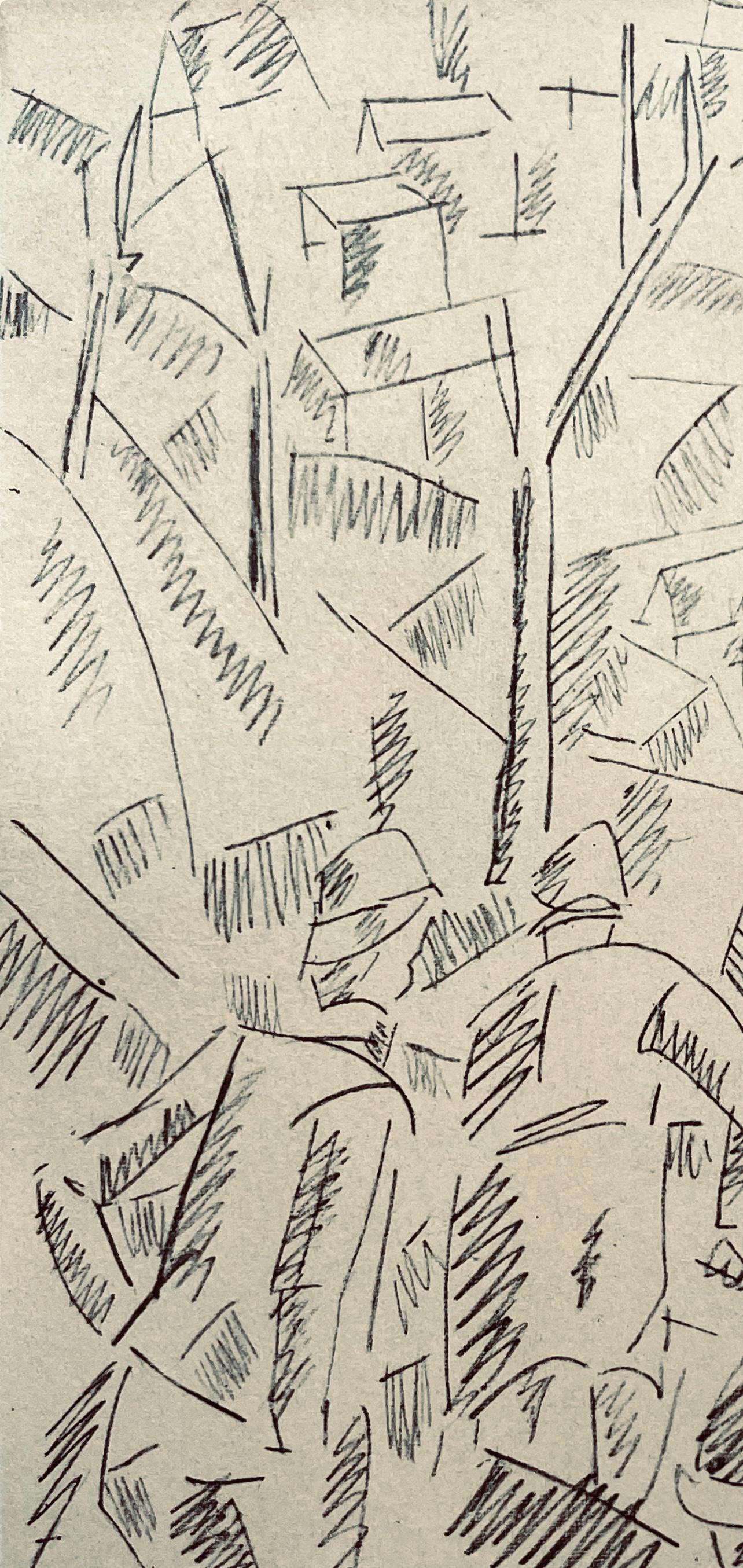 Fernand Léger, Sur La Route De Fleury: Sapeurs Au Travail, Fernand Léger, Dessins de Guerre, Limited Edition Lithograph