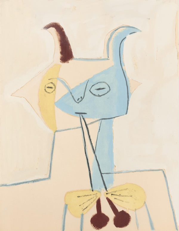 Pablo Picasso, Composition, Faunes et Flore d'Antibes, Limited Edition Lithograph
