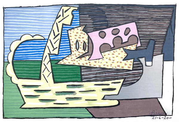 Pablo Picasso, The Basket (Orozco 95), Picasso: Fifteen Drawings, Limited Edition Lithograph