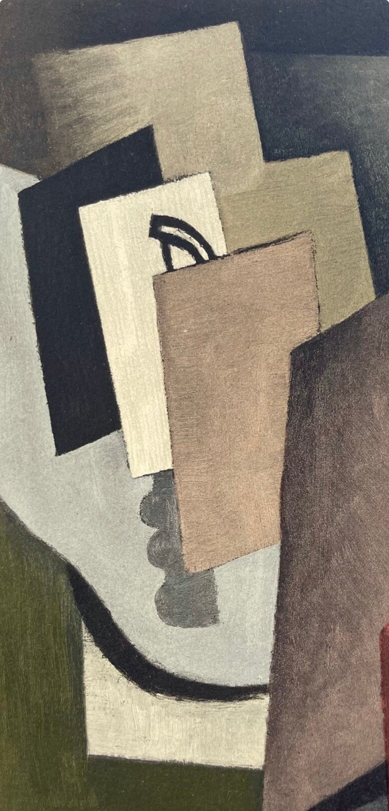 Roger de La Fresnaye, Visage, Roger de La Fresnaye, Collection Pierre Lévy, Limited Edition Lithograph