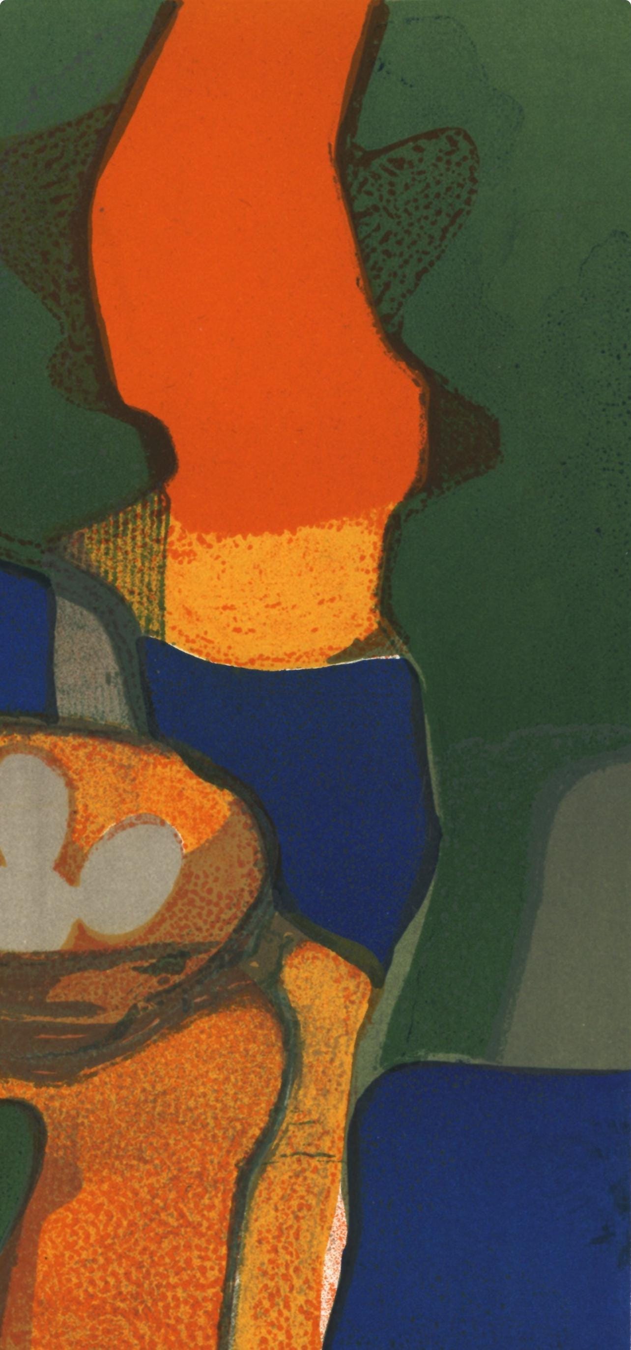 André Minaux, Composition, L'Odyssée, Limited Edition Lithograph