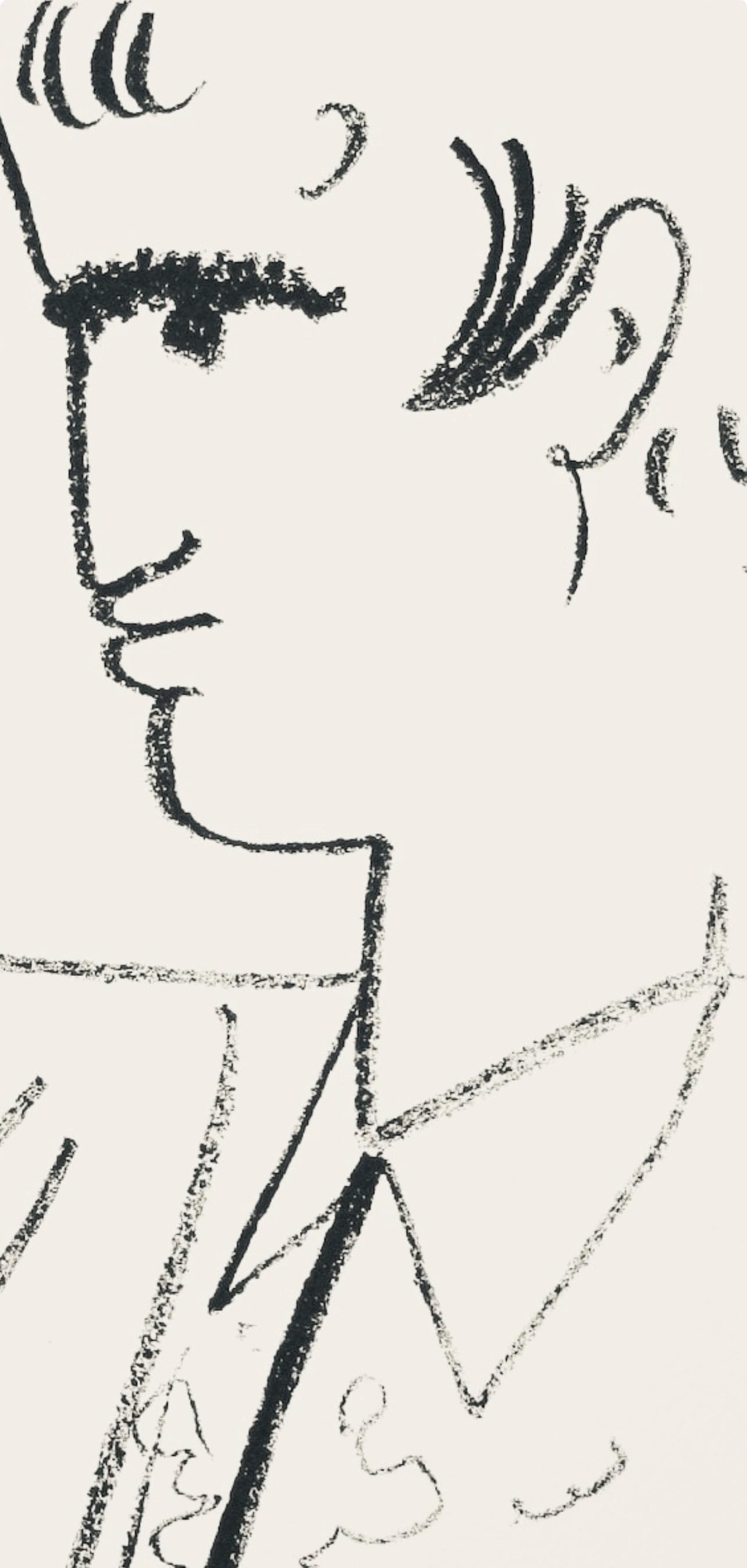 Jean Cocteau, Composition, Taureaux, Limited Edition Lithograph