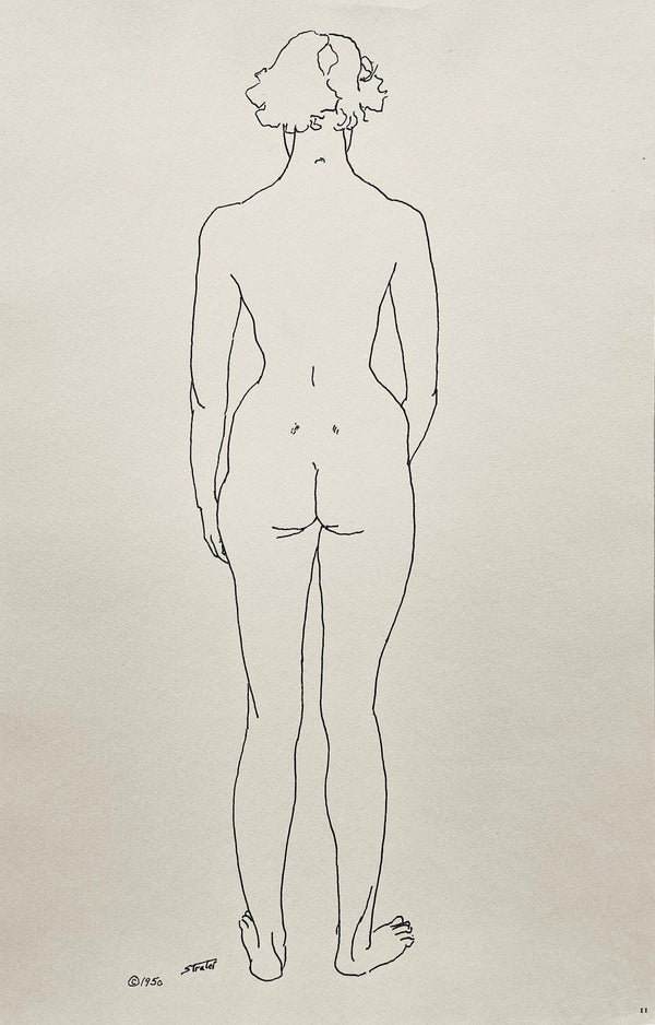 Henry Strater, Composition, 24 Drawings by Henry Strater, Limited Edition Lithograph