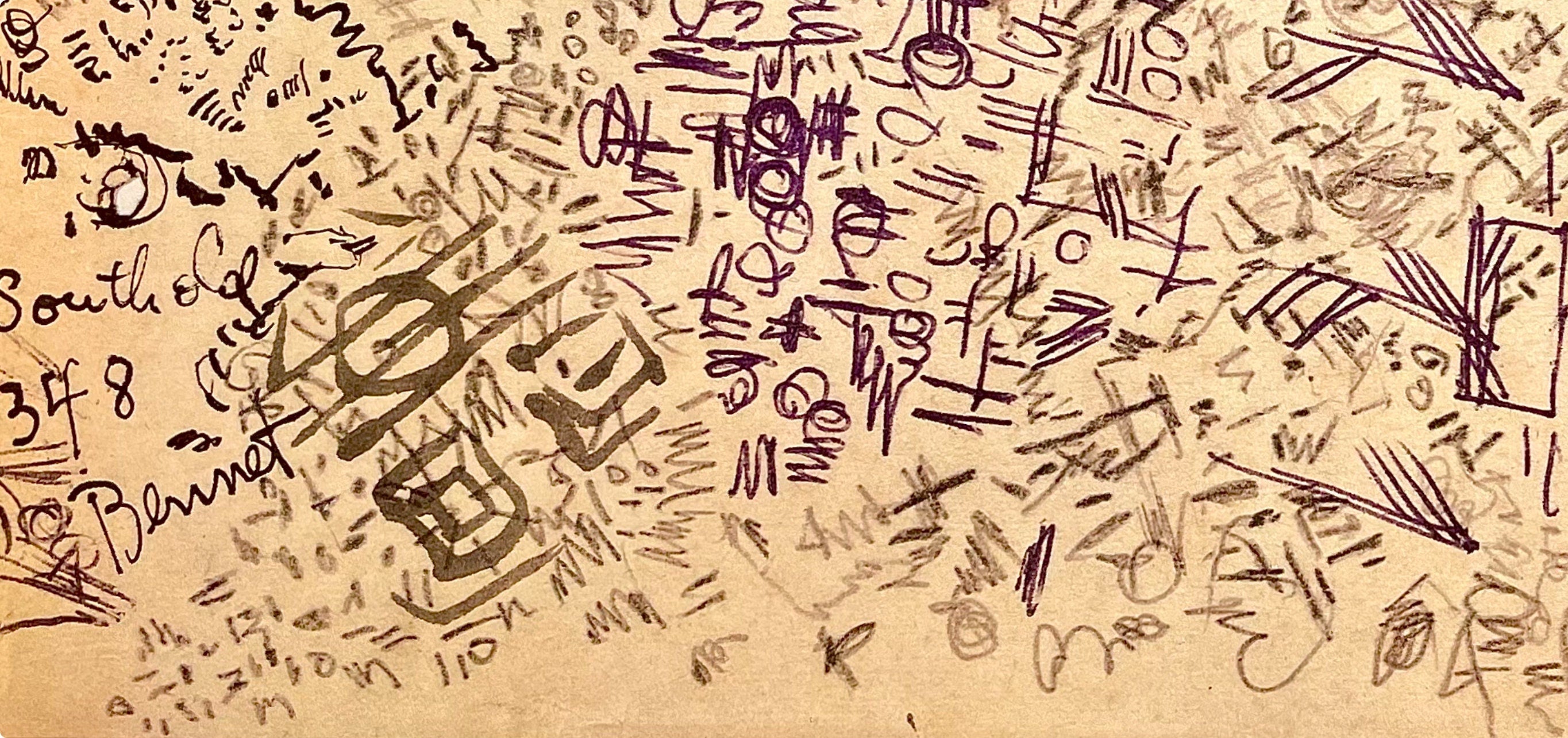 Jackson Pollock, Composition, Jackson Pollock, The Last Sketchbook, Limited Edition Lithograph
