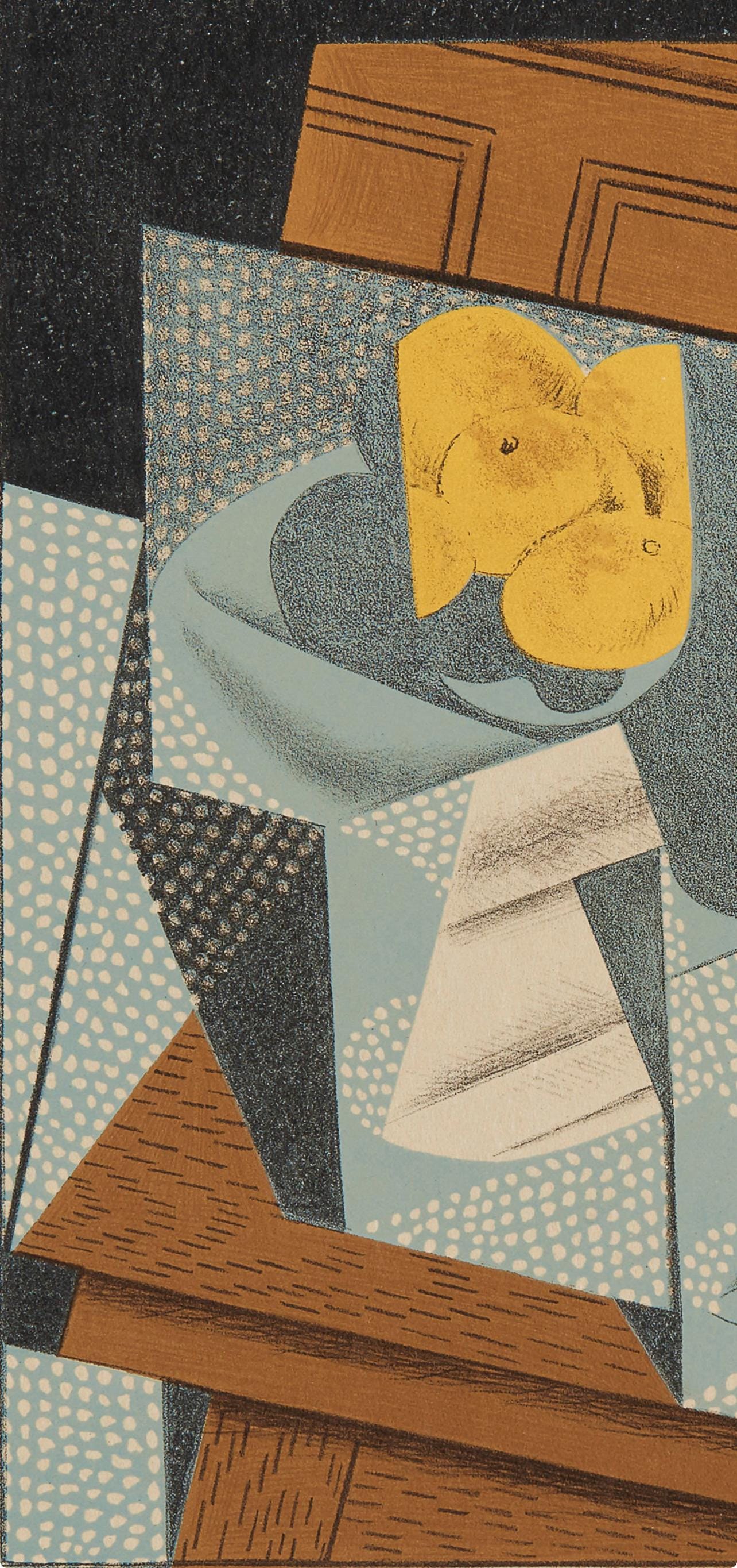 Juan Gris, Compotier (Kahnweiler 1969), Au Soleil du Plafond, Limited Edition Lithograph