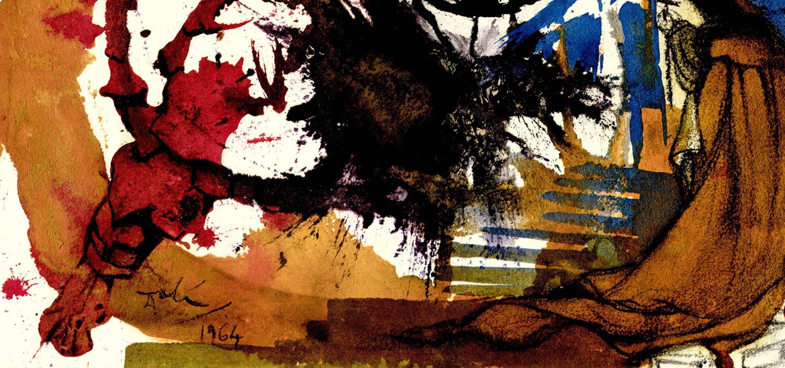 Salvador Dali, Composition (Michler/Löpsinger 1600; Field 69-3), Biblia Sacra, Limited Edition Lithograph