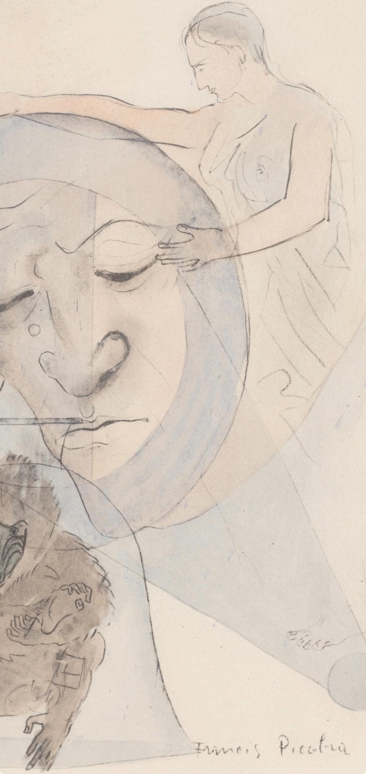 Francis Picabia, Composition, Le Peseur d'âmes (The Weigher of Souls), Limited Edition Lithograph