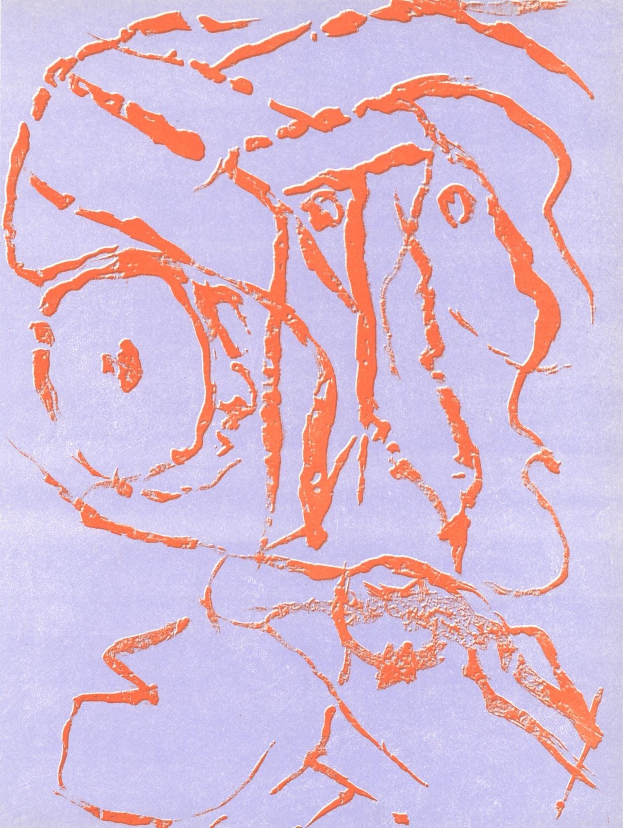 Pierre Alechinsky, Composition, XXe siècle, Limited Edition Lithograph