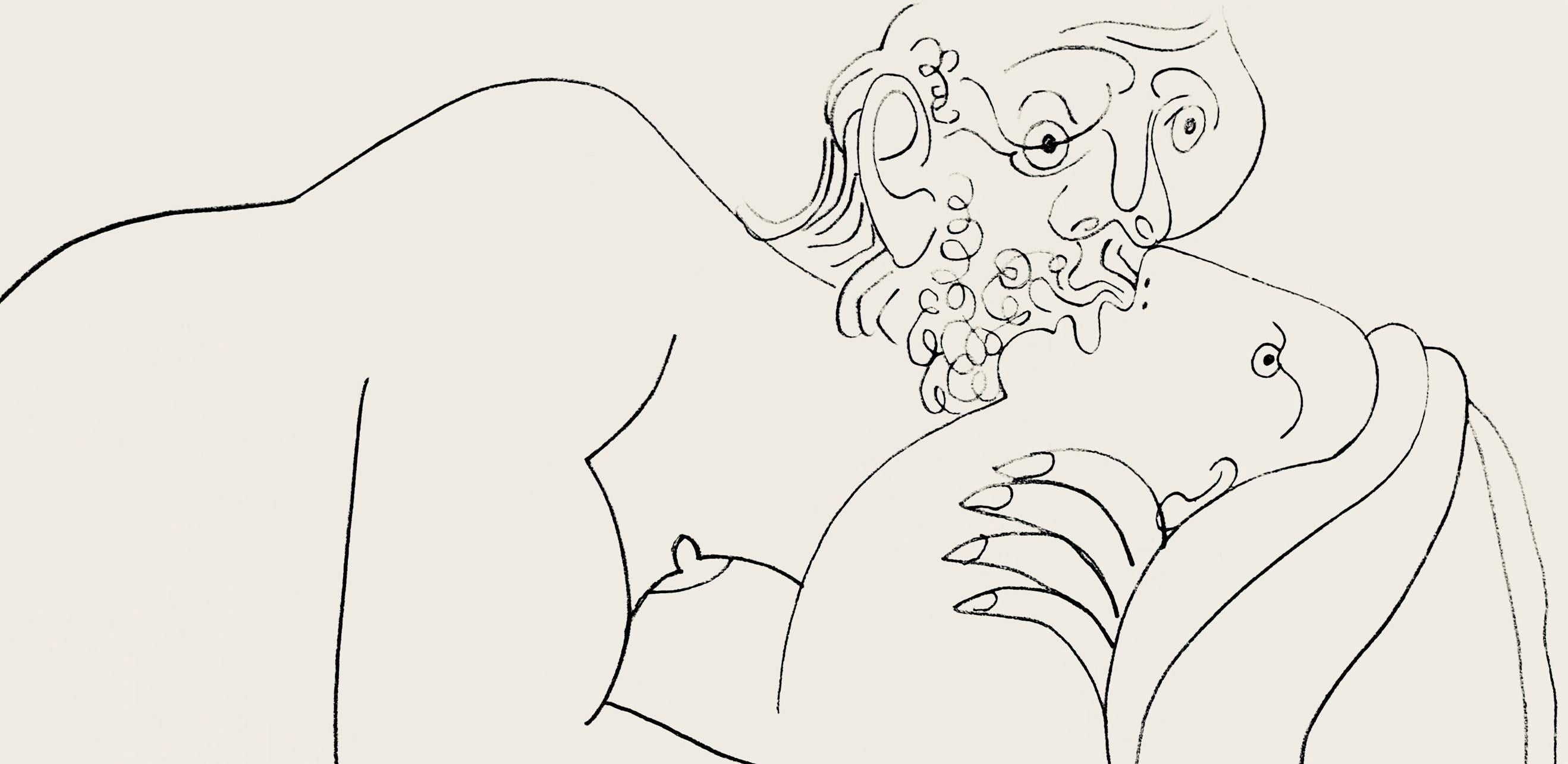 Pablo Picasso, Composition (Orozco 193-204), Au Baiser D'Avignon, Limited Edition Lithograph