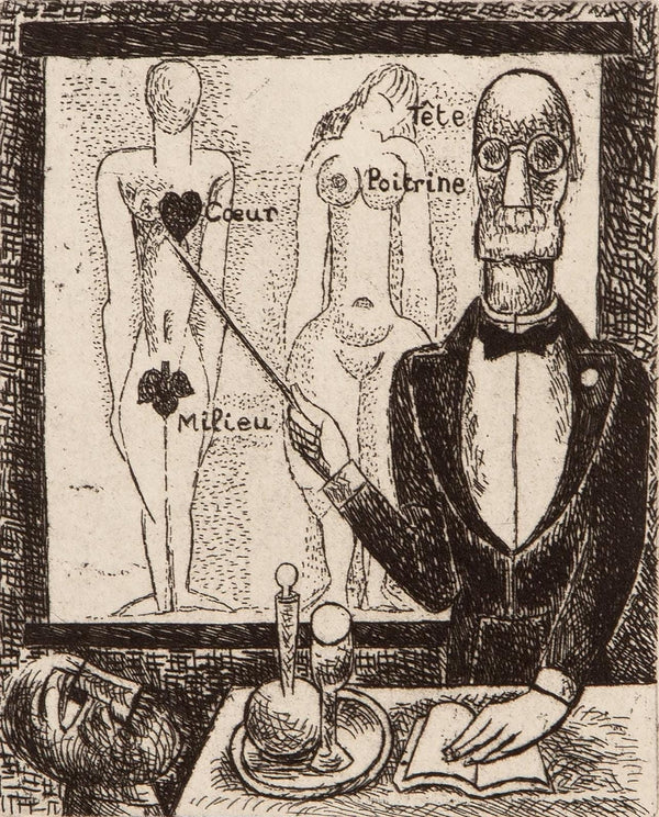 Marcel Gromaire, Composition, Vers un monde volage, Limited Edition Etching