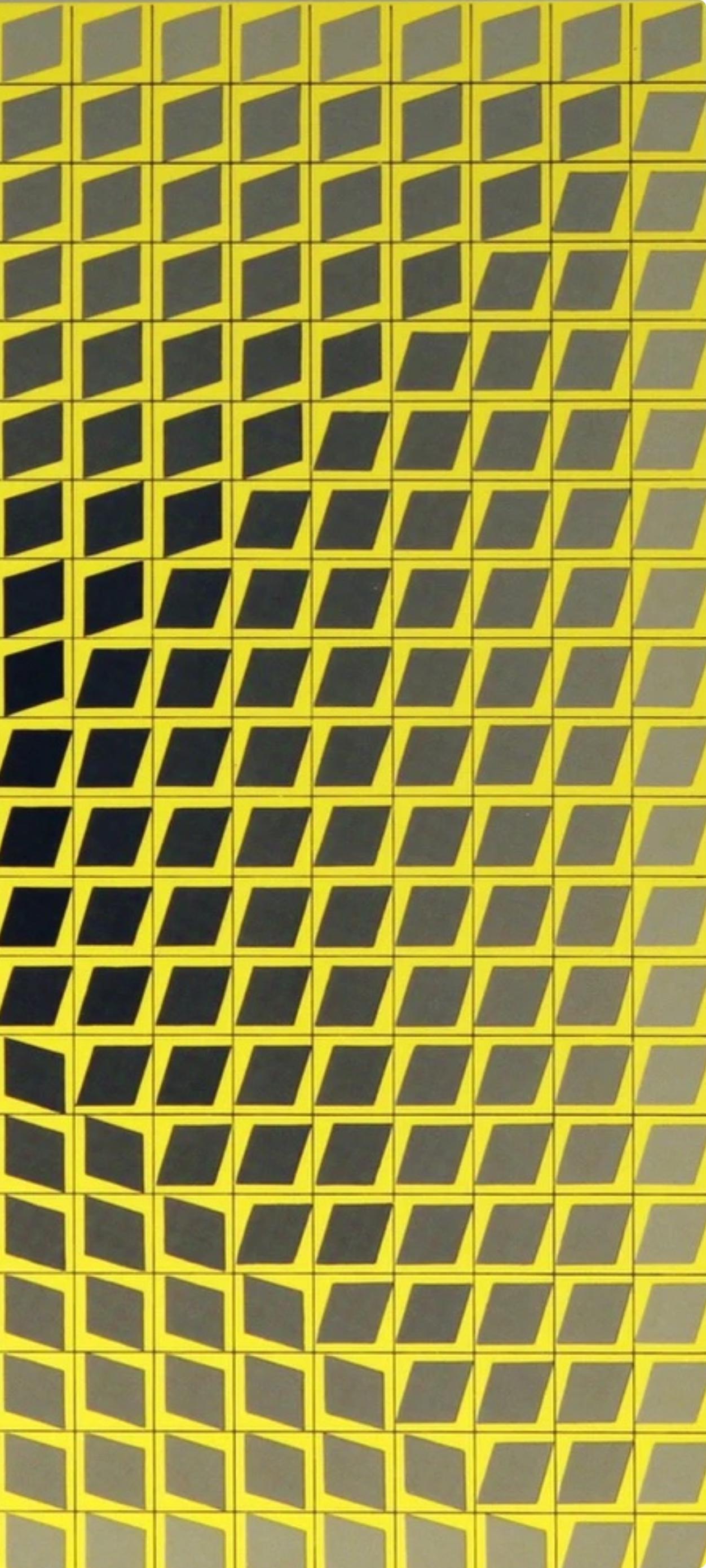 Victor Vasarely, Composition, CTA 102, Limited Edition Héliogravure