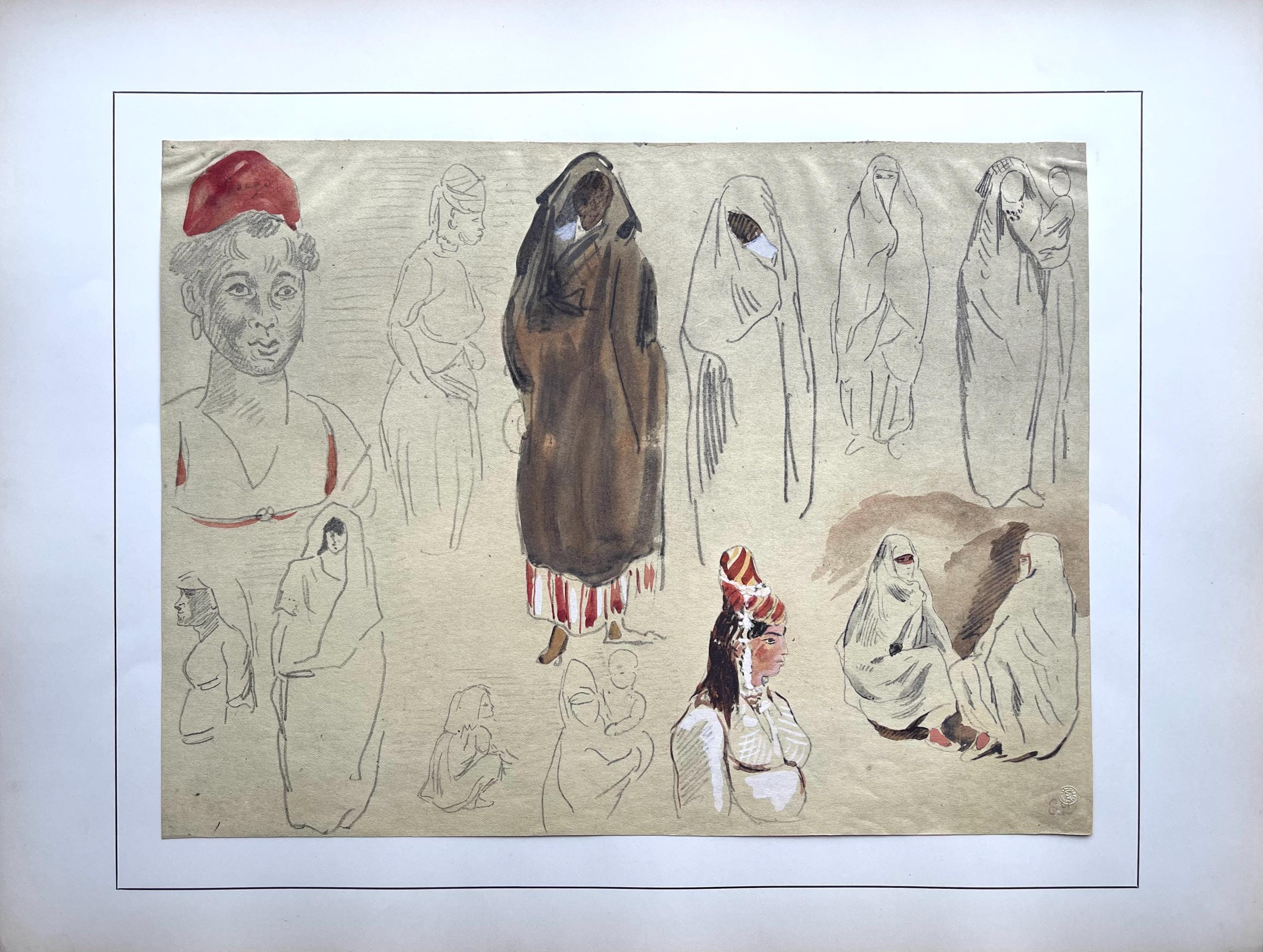 Eugène Delacroix, Composition, Trente et un Dessins et Aquarelles du Maroc, Limited Edition Lithograph
