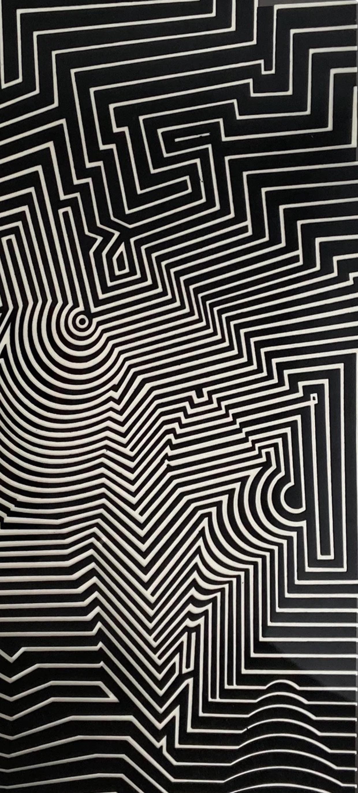 Victor Vasarely, Composition, Cinétiques, Limited Edition Héliogravure