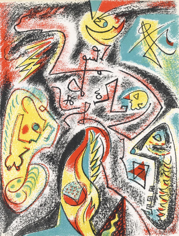 André Masson, Composition, XXe siècle, Limited Edition Lithograph