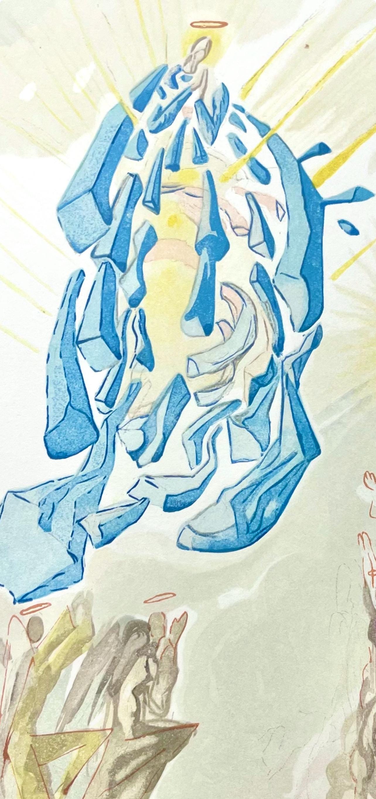 Salvador Dali, Paradies XXVII (Field 189-200; Michler/Löpsinger 1039-1138), Die Göttliche Komödie, Signed, Limited Edition Woodcut