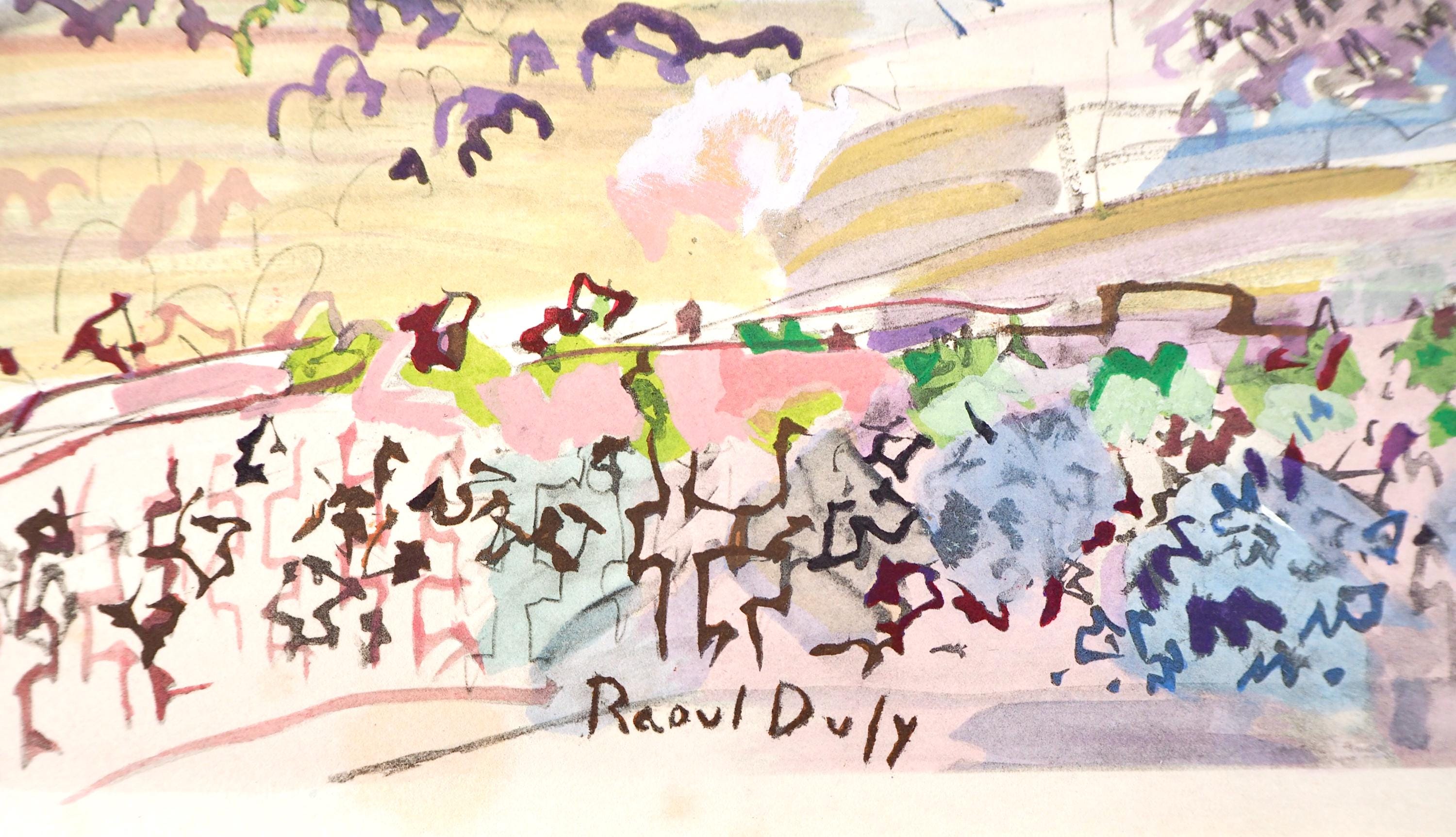 Raoul Dufy, Composition, Eaux-de-vie, Esprit de la fleur et du fruit, Limited Edition Lithograph