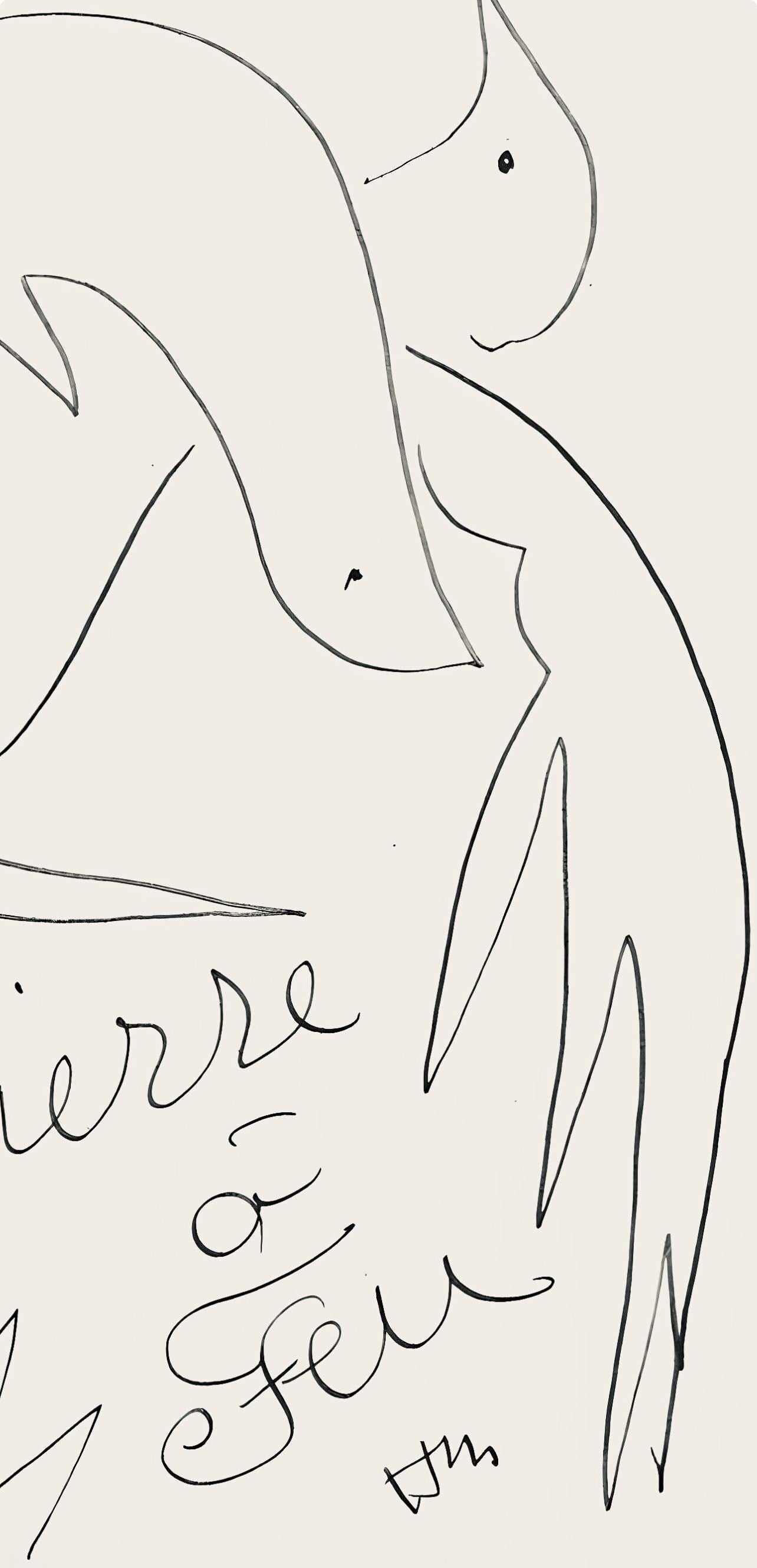 Henri Matisse, Composition (Duthuit No. 17), Pierre à feu, Les Miroirs profonds, Limited Edition Lithograph