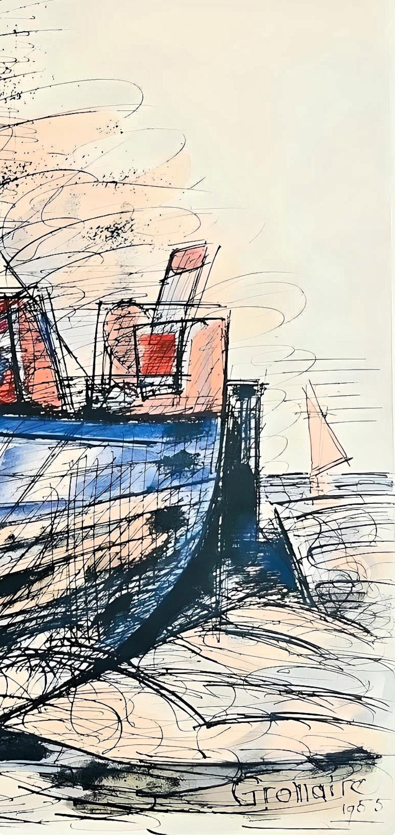 Marcel Gromaire, Composition, Éloge de Gromaire, Limited Edition Lithograph