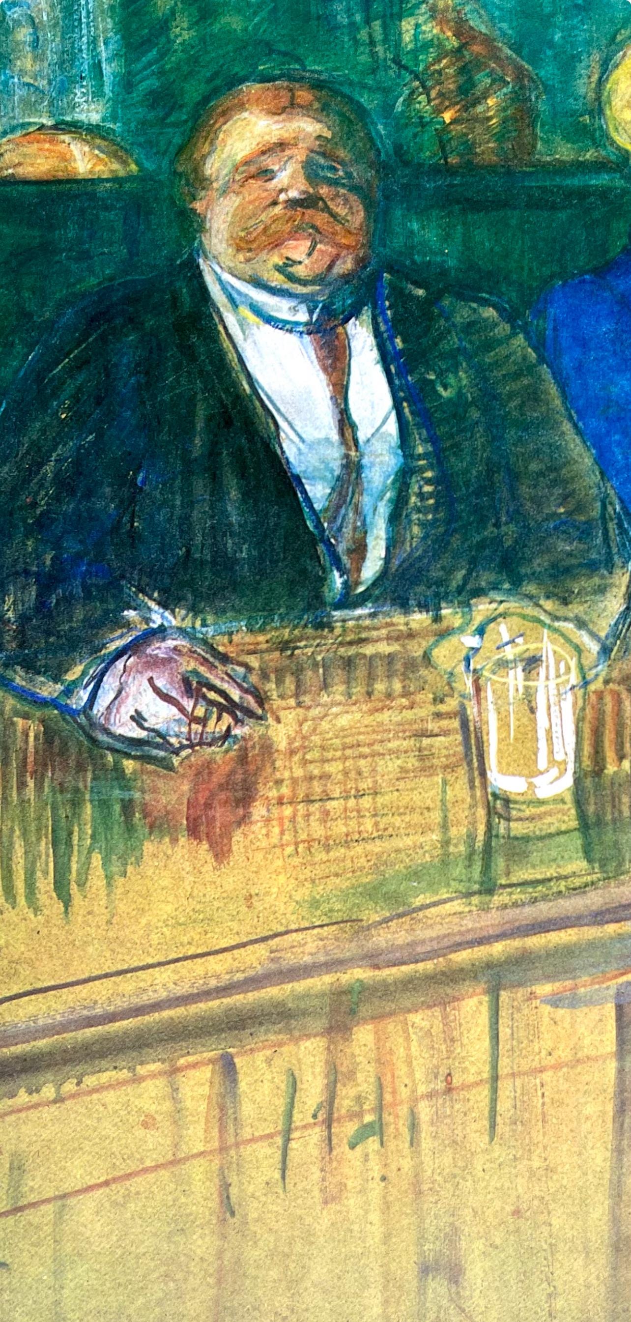 Henri de Toulouse-Lautrec, Composition, Derrière le miroir, Limited Edition Lithograph
