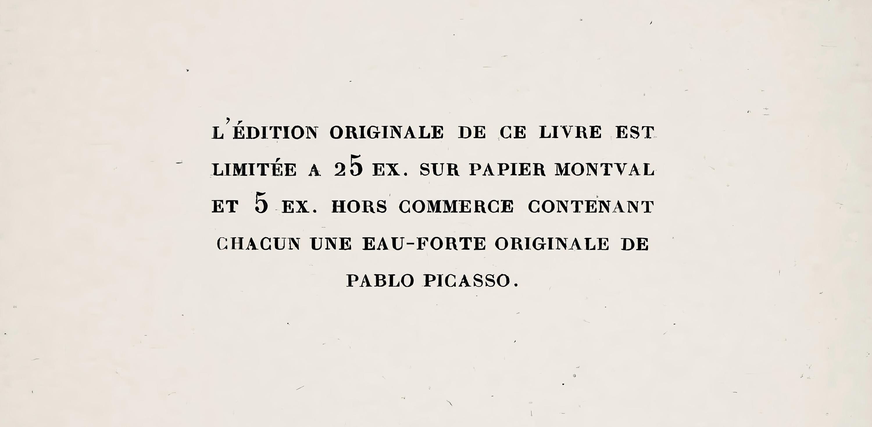 Pablo Picasso, Composition (Cramer 30; Horodisch D14; Bloch 307; Matarasso 28), Limited Edition Lithograph