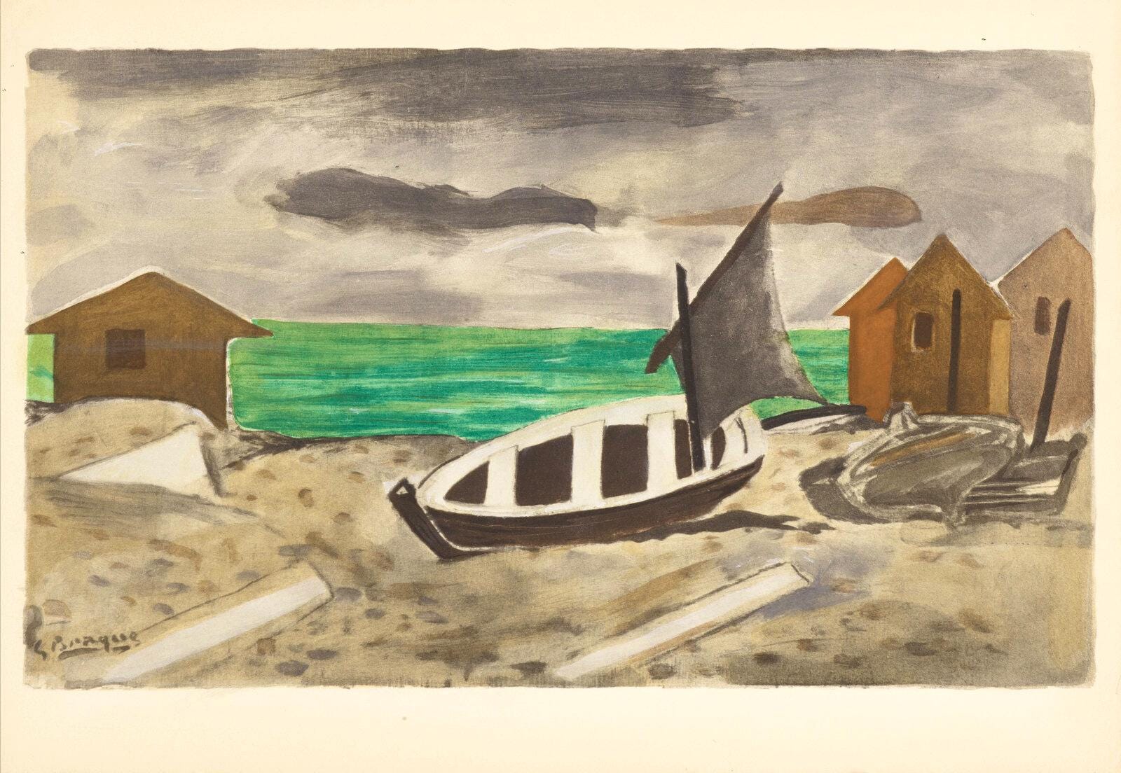 Georges Braque, A Varengeville, Douze Contemporains, Limited Edition Lithograph