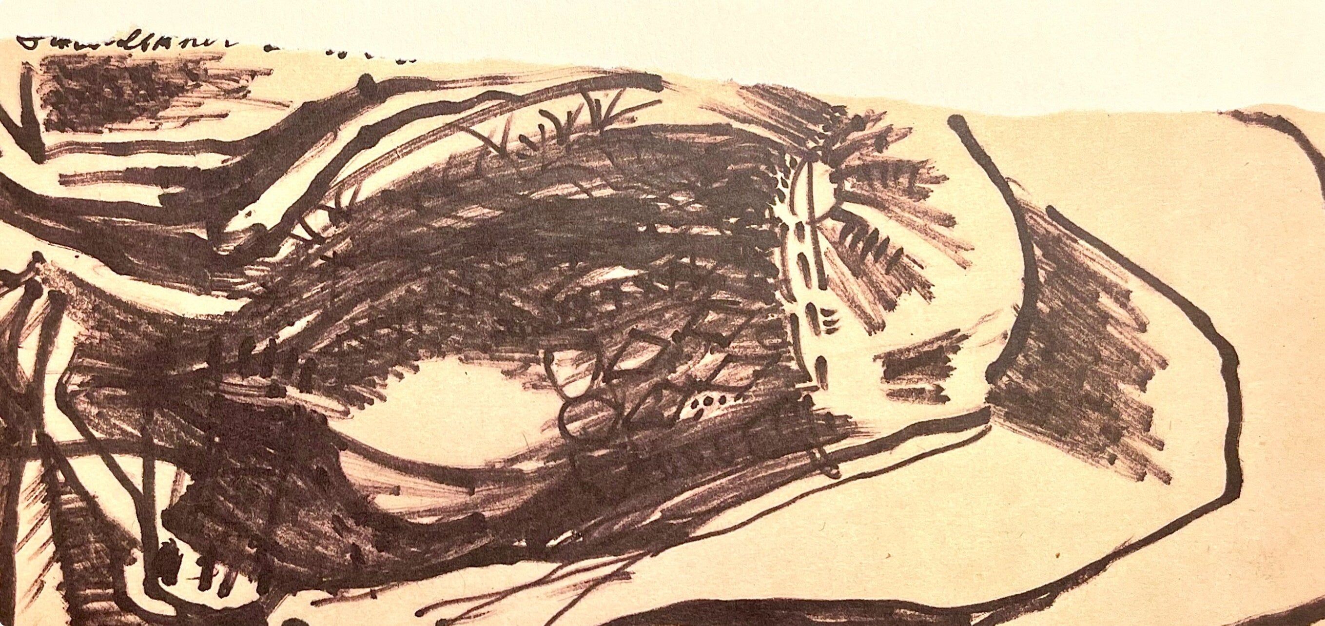 Jackson Pollock, Composition, Jackson Pollock, The Last Sketchbook, Limited Edition Lithograph