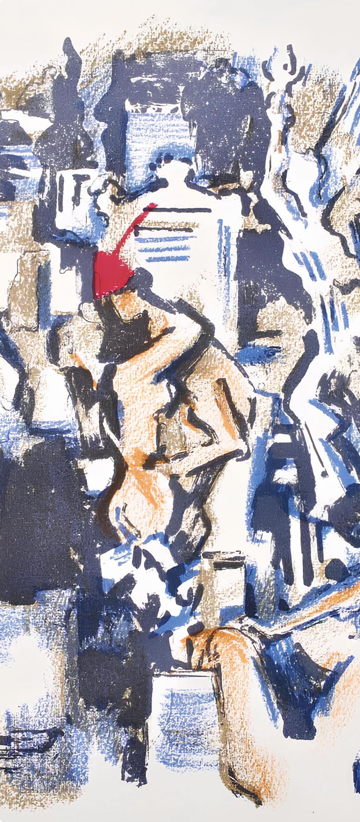 Alexandre Garbell, Composition, Œuvres complètes d'Albert Camus, Limited Edition Lithograph