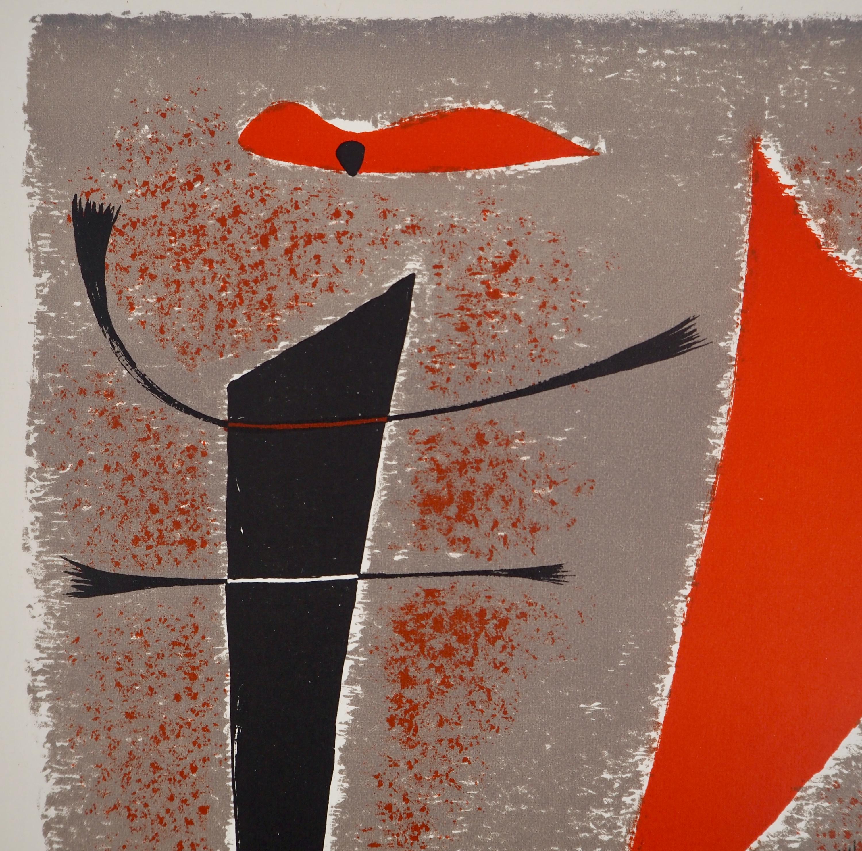 Gustave Singier, Composition, XXe siècle, Limited Edition Lithograph