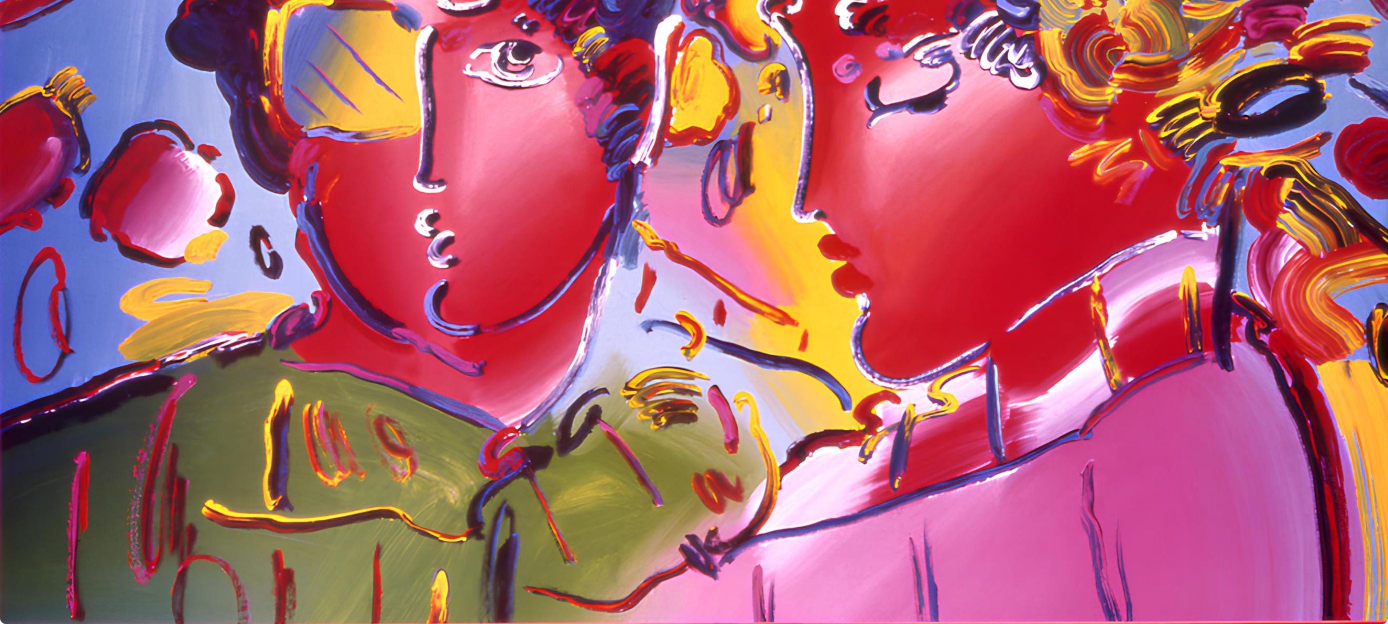 Peter Max, Zero in Love, 2000, Hand Signed, Official Edition Offset Lithograph