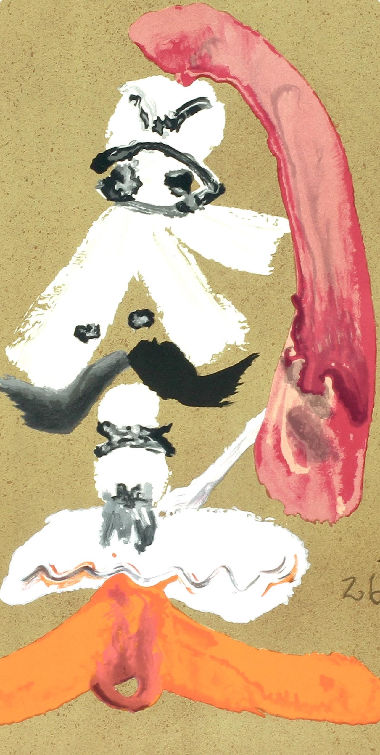 Pablo Picasso, Composition (Orozco 207-261), Vingt-Neuf Portraits Imaginaires, Limited Edition Lithograph