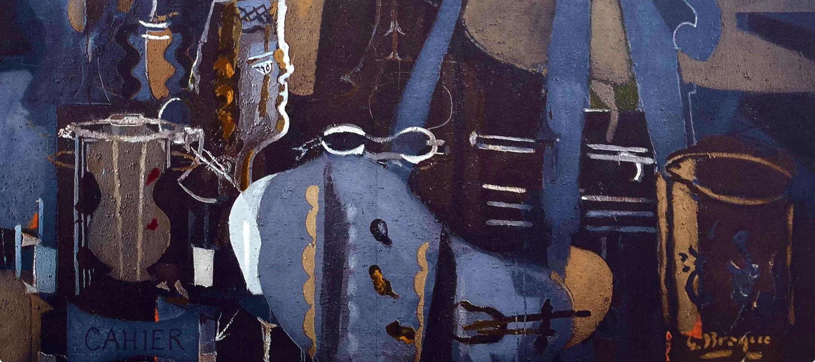 Georges Braque, Atelier VI, l’Hommage à Georges Braque, Derrière le miroir, Limited Edition Lithograph