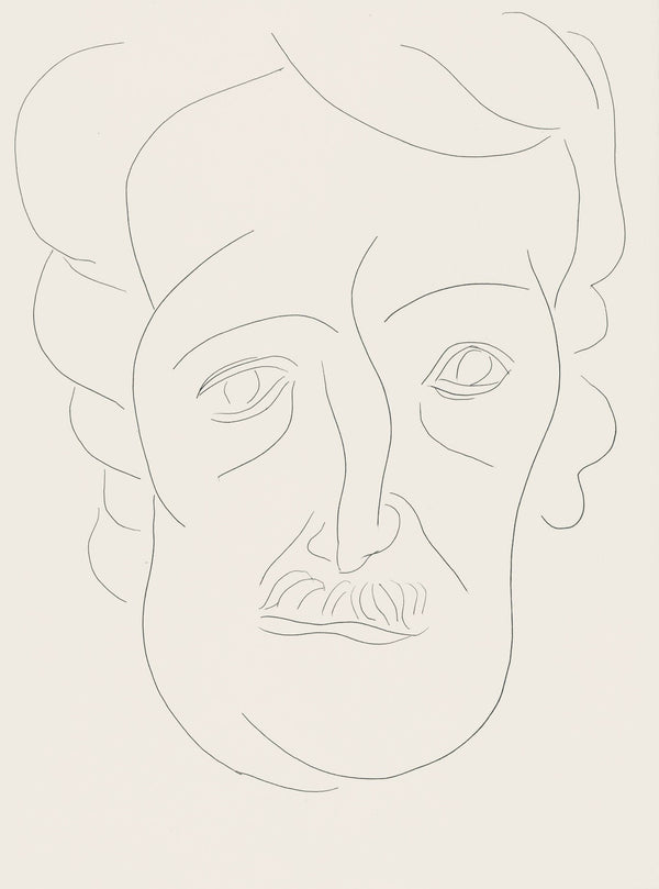 Henri Matisse, Portrait of E. Poe, Poésies, Limited Edition Lithograph