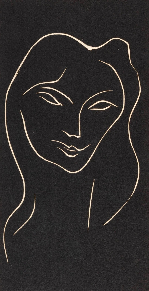 Henri Matisse, Tête de Femme (Duthuit 21), Le Poème pulvérisé, Limited Edition Linocut