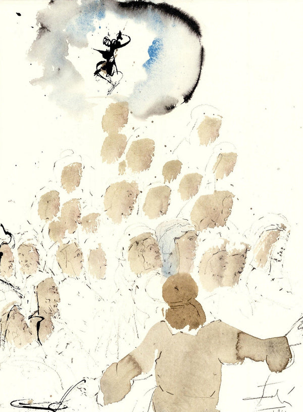 Salvador Dali, Composition (Michler/Löpsinger 1600; Field 69-3), Biblia Sacra, Limited Edition Lithograph