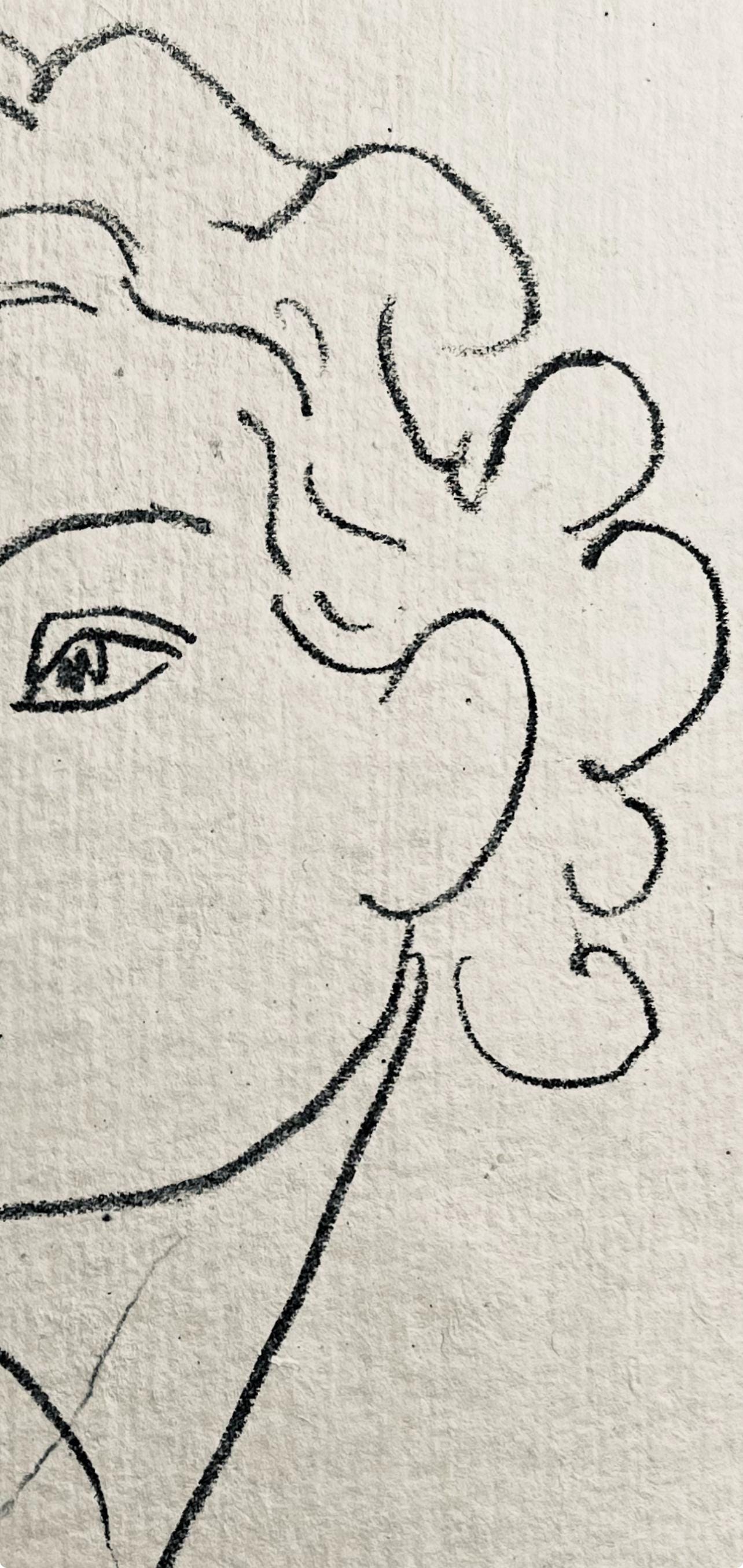 Henri Matisse, Lithographie IV (Duthuit 20), Repli, Gravures de Henri Matisse, Limited Edition Lithograph