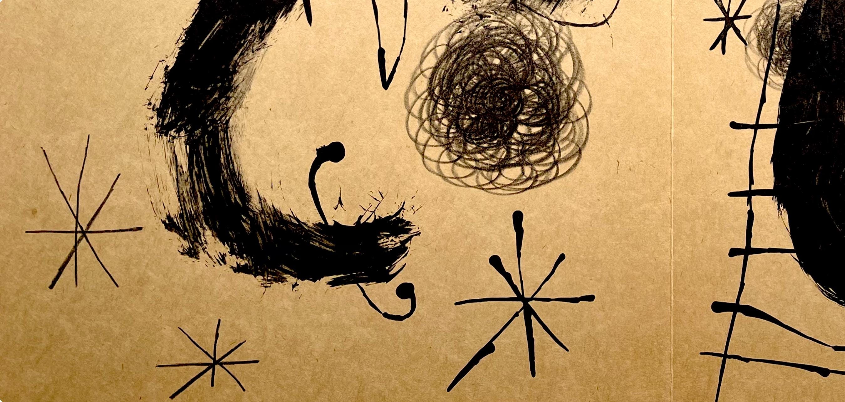 Joan Miró, Composition (Cramer 102; Mourlot 428-449), Derrière le miroir, Limited Edition Lithograph