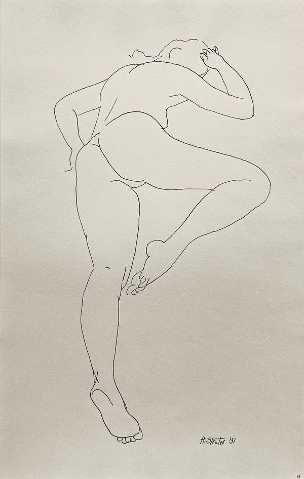 Henry Strater, Composition, 24 Drawings by Henry Strater, Limited Edition Lithograph