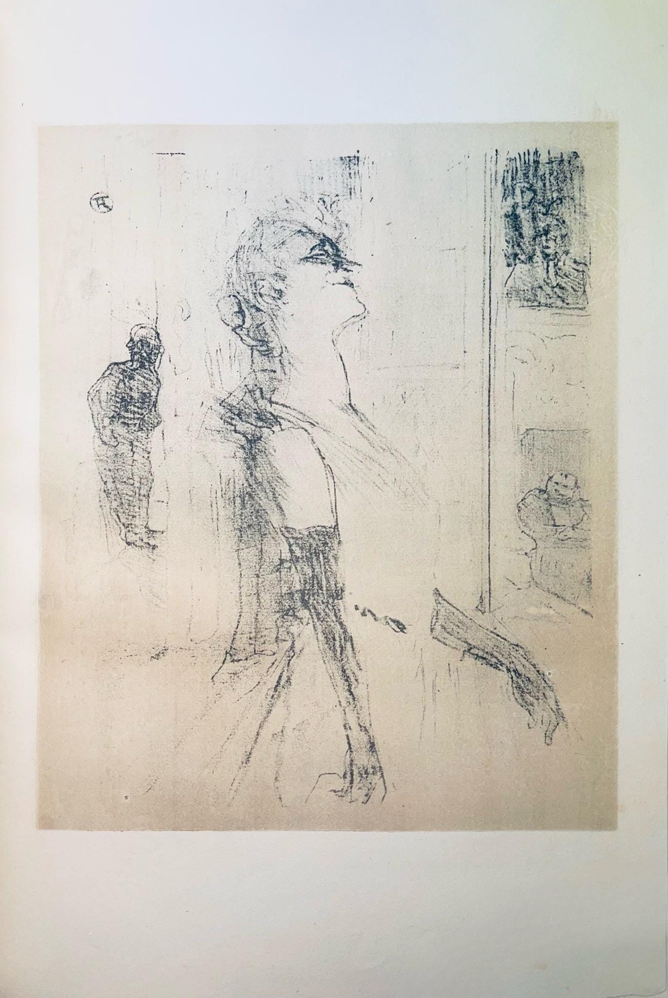 Henri de Toulouse-Lautrec, Composition, Images de Lautrec, 21 Planches en Couleurs, Collezione dell'Obelisco, Limited Edition Lithograph