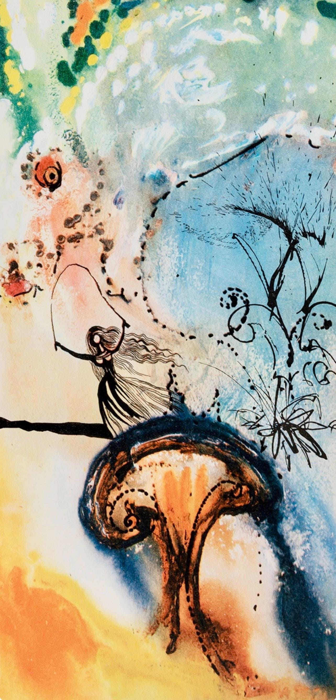Salvador Dalí, Composition (Field 69-5, A-M), Alice's Adventures in Wonderland, Limited Edition Héliogravure