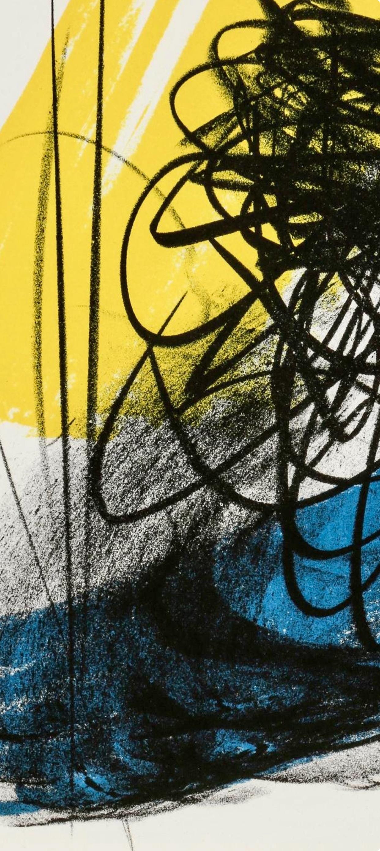 Hans Hartung, Composition, San Lazzaro et ses Amis, XXe Siècle, Limited Edition Lithograph
