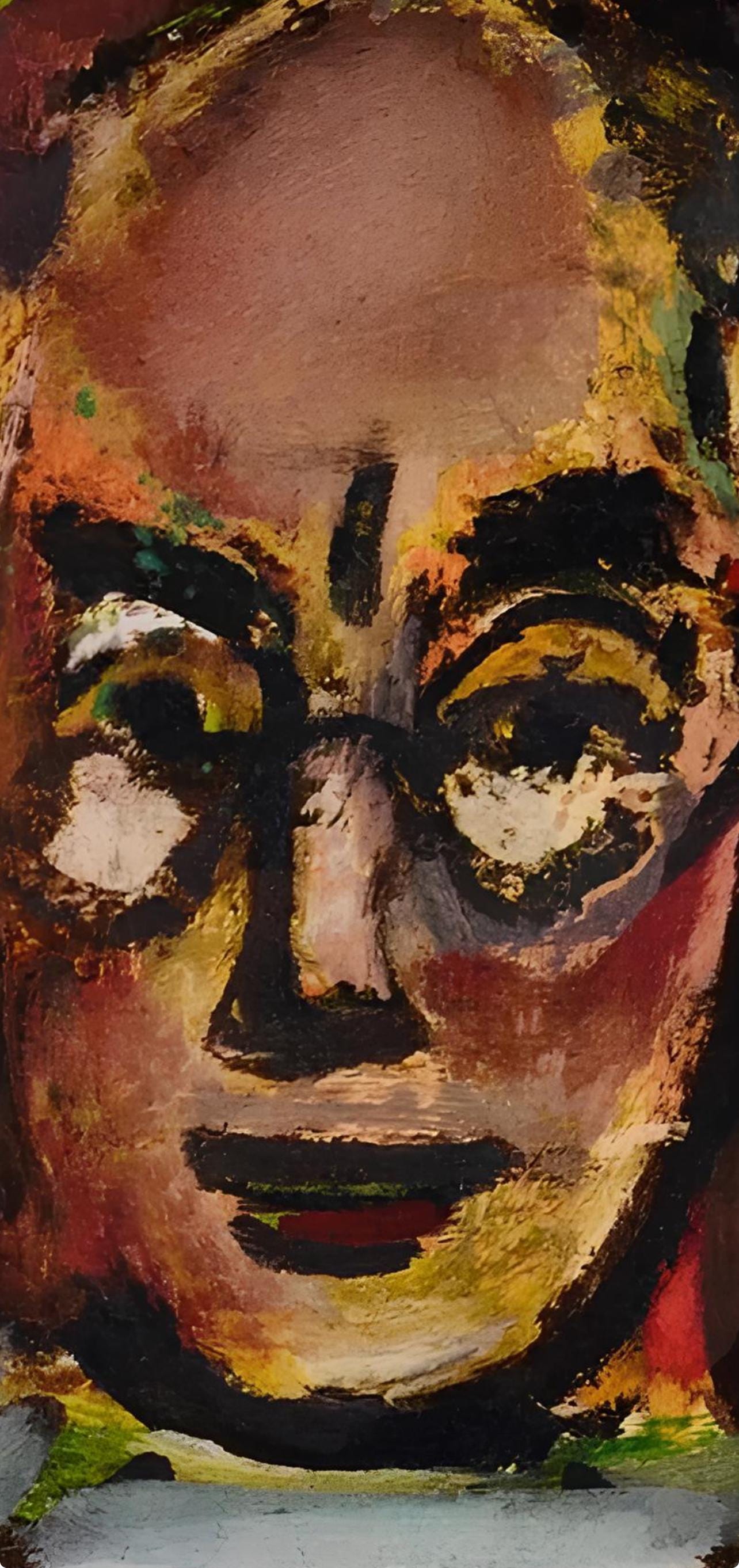 Georges Rouault, Composition, Visages, dix études de l'Atelier reproduites en fac-similés, Limited Edition Lithograph