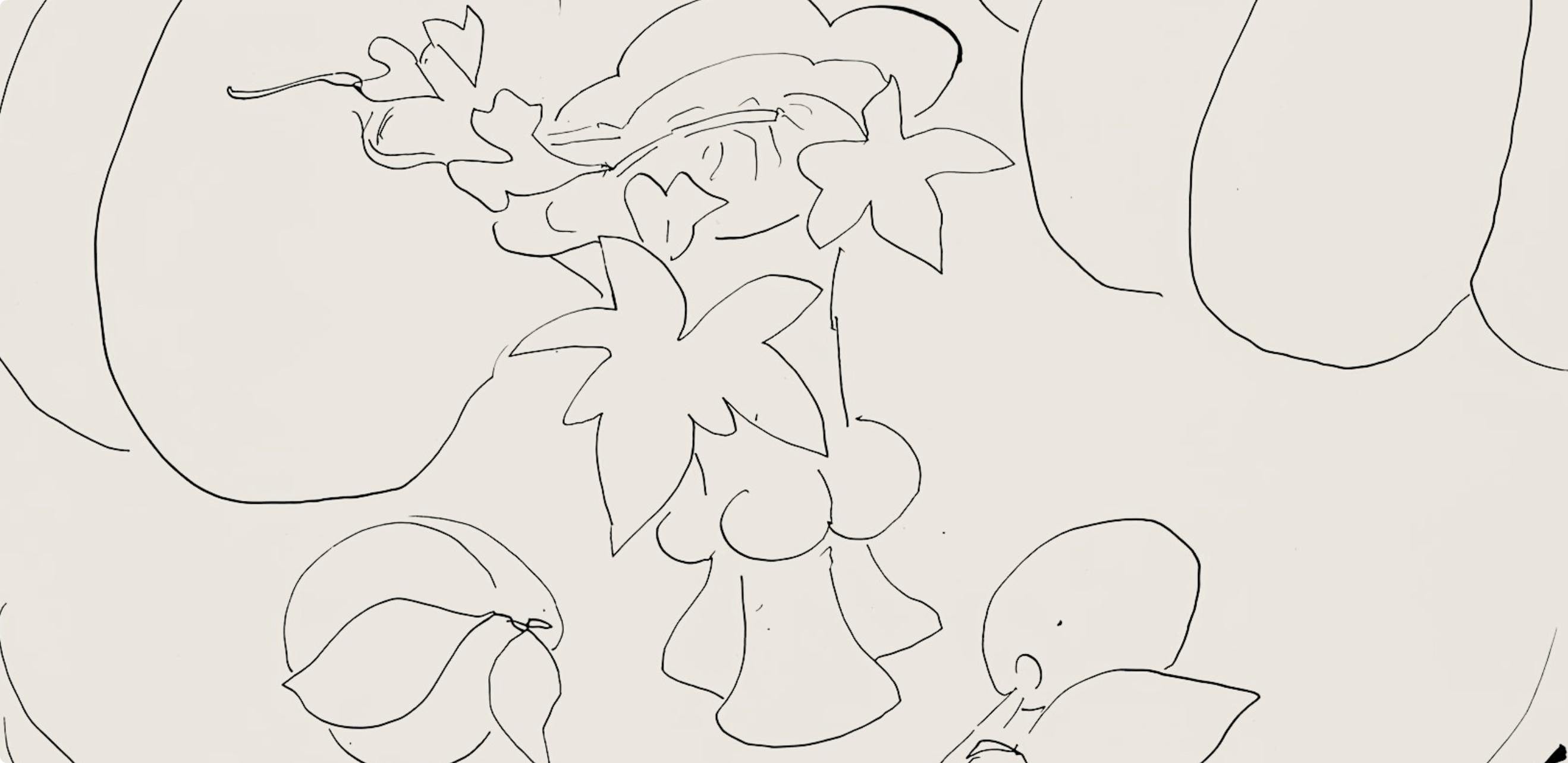 Henri Matisse, Série H, var. 8 (Duthuit 9), Henri Matisse, Dessins, Thèmes et variations, Limited Edition Lithograph