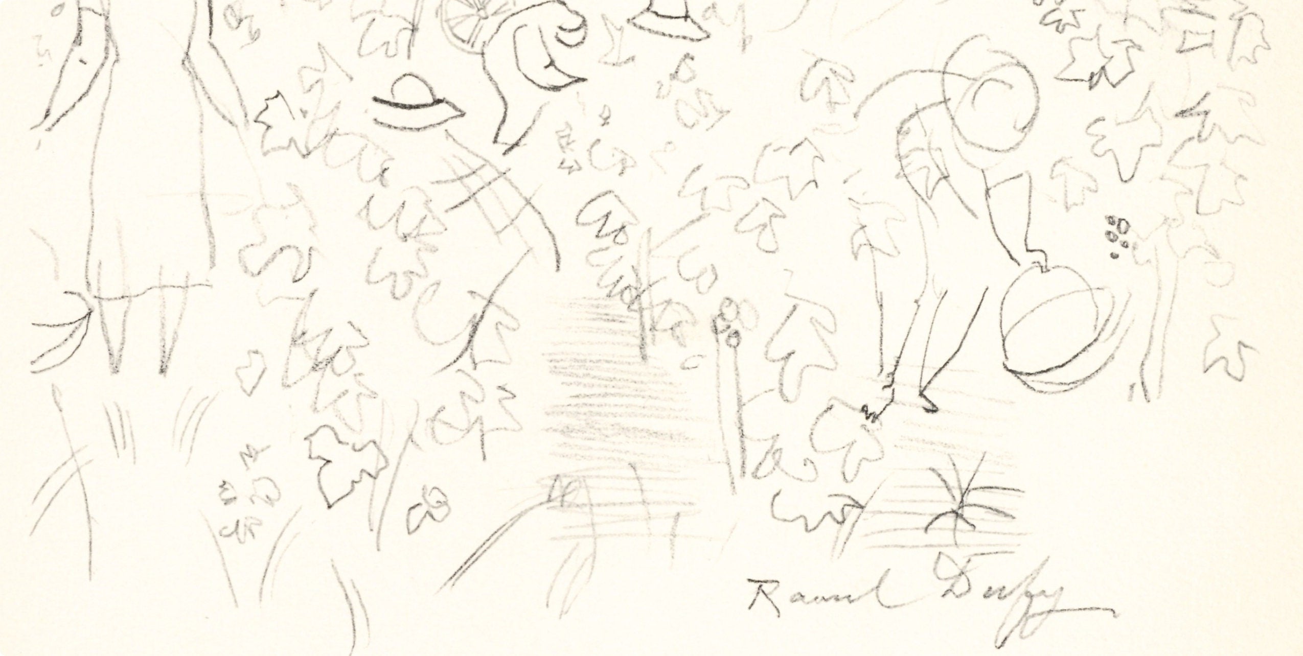 Raoul Dufy, Coteaux en Septembre, Vins, Fleurs et Flammes, Limited Edition Lithograph