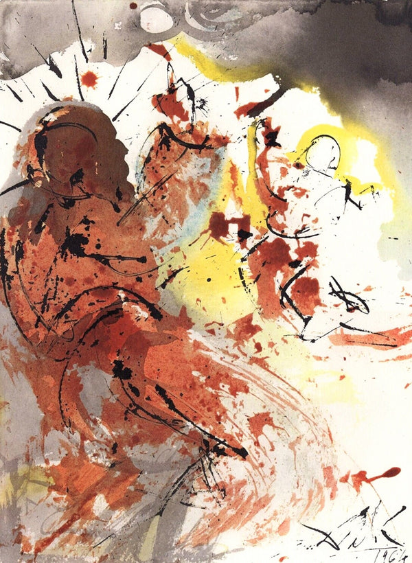 Salvador Dali, Composition (Michler/Löpsinger 1600; Field 69-3), Biblia Sacra, Limited Edition Lithograph