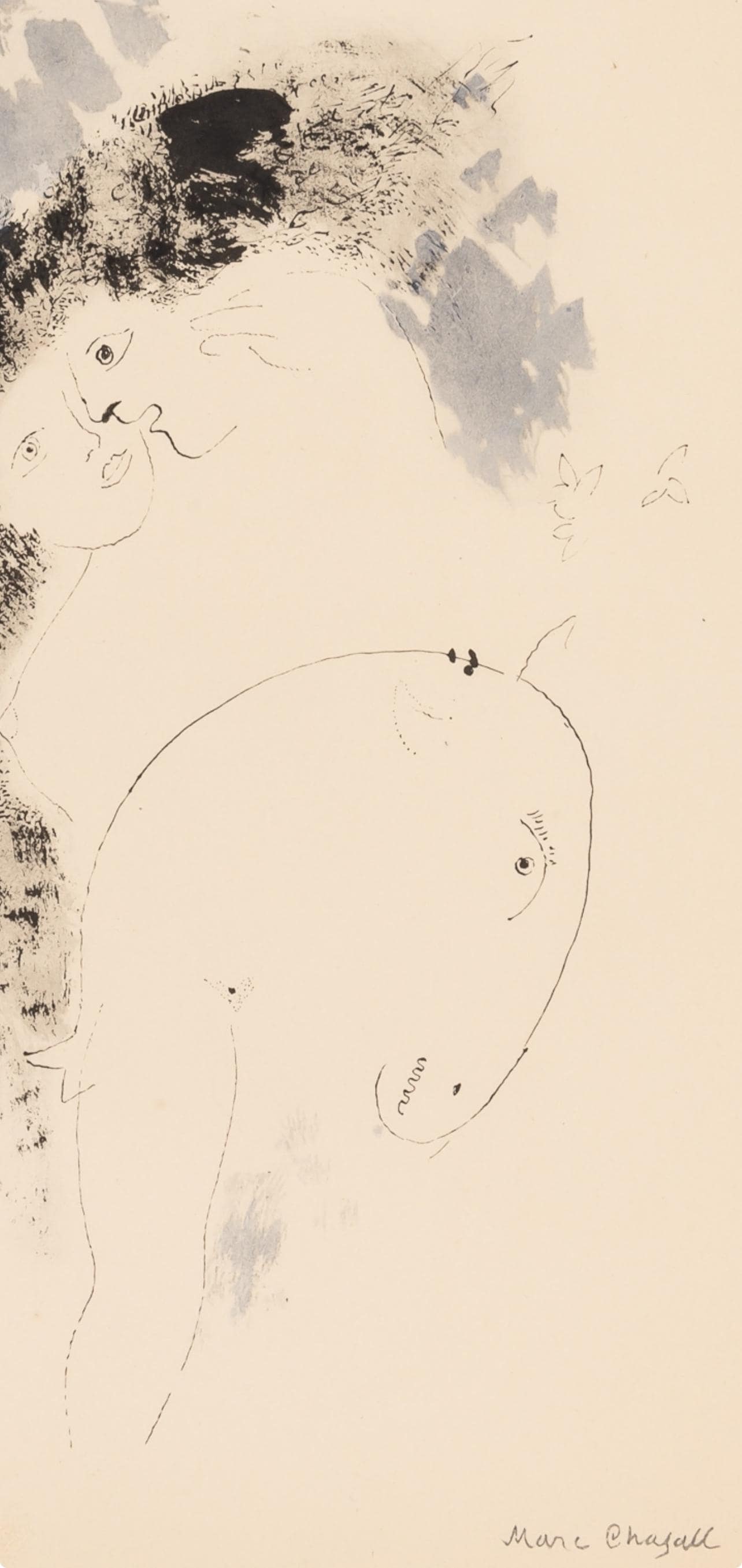 Marc Chagall, Composition, Couleur amour, Limited Edition Lithograph