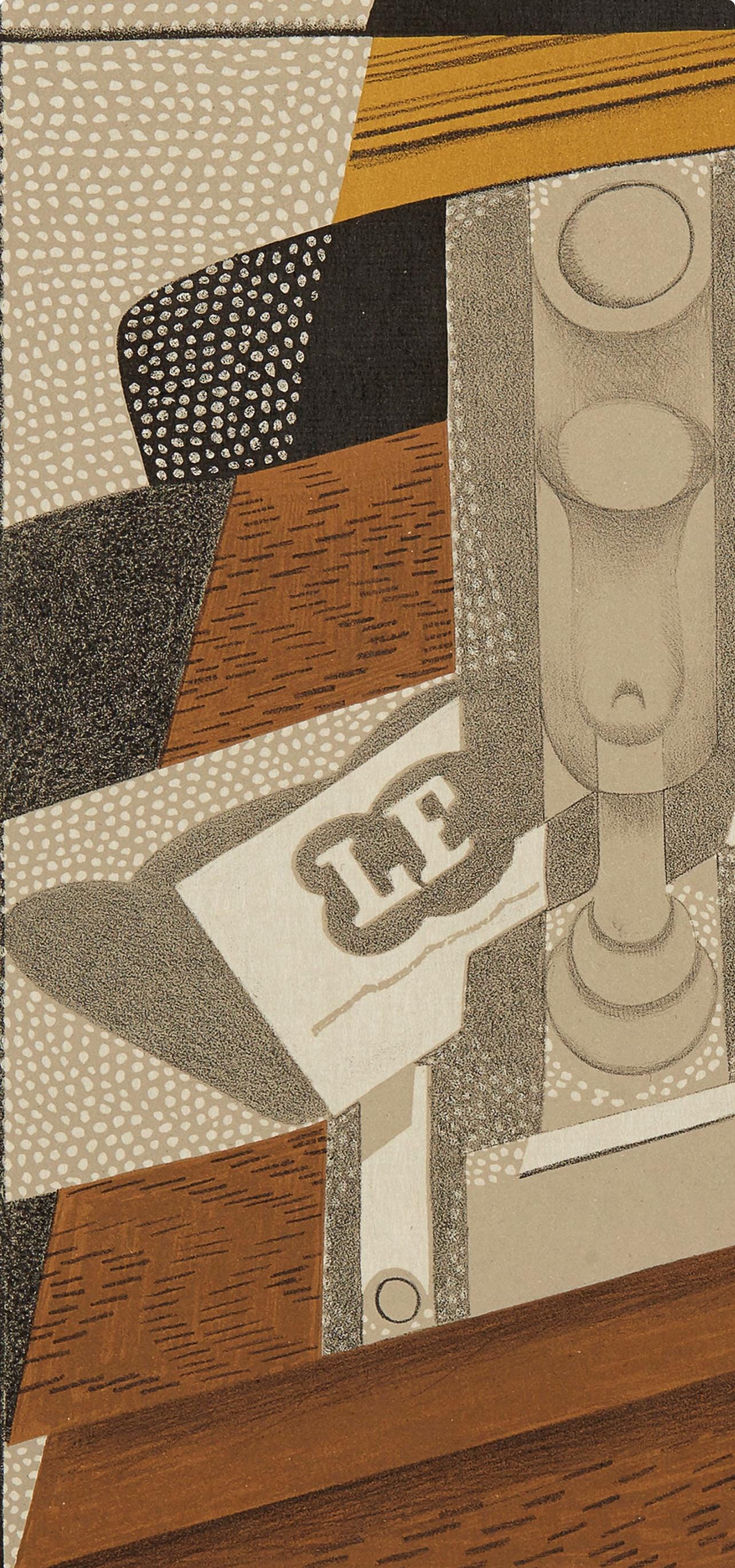 Juan Gris, La Pipe (Kahnweiler 1969), Au Soleil du Plafond, Limited Edition Lithograph