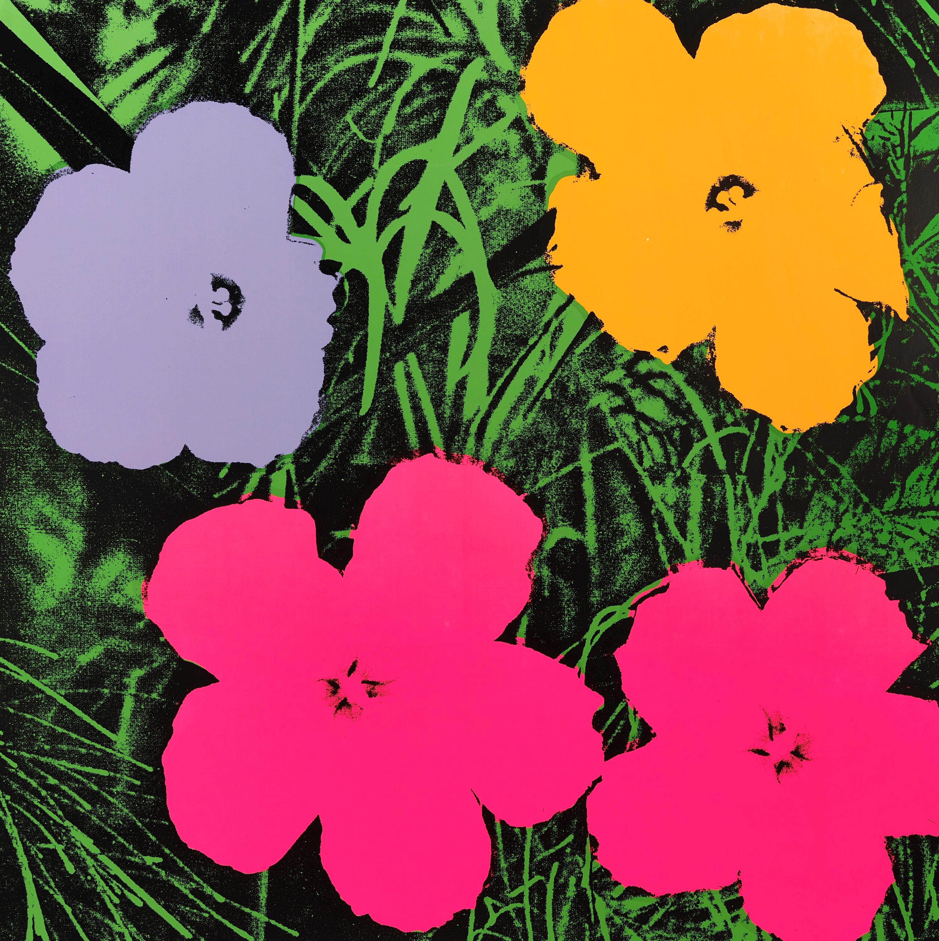 Andy Warhol, Flowers, Suite of Ten, Official Edition, Sunday B. Morning, Silkscreens