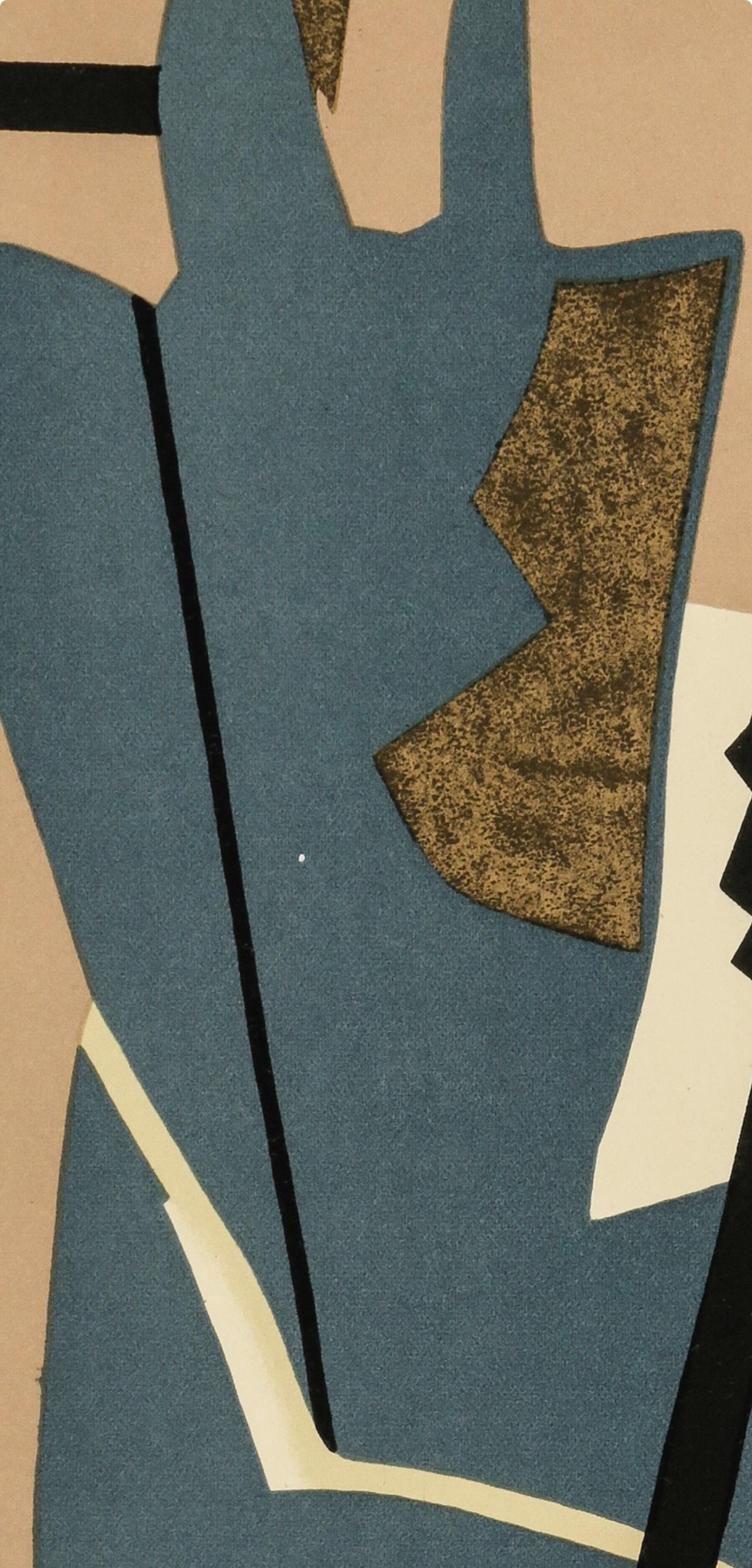 Alberto Magnelli, Composition, XXe siècle, Limited Edition Lithograph