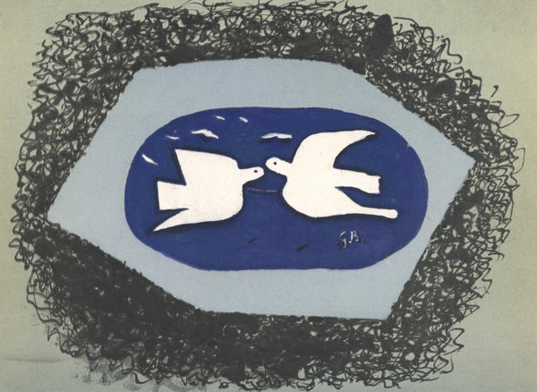 Georges Braque, Composition, Derrière le miroir, Limited Edition Lithograph